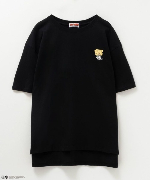 Tom&Jerry(トムアンドジェリー)の「TOM&JERRY トムとジェリー ビッグプリントTシャツ 綿100%(Tシャツ/カットソー・レディース・ブラック/ホワイト/オートミール・フリー)」の21枚目の写真