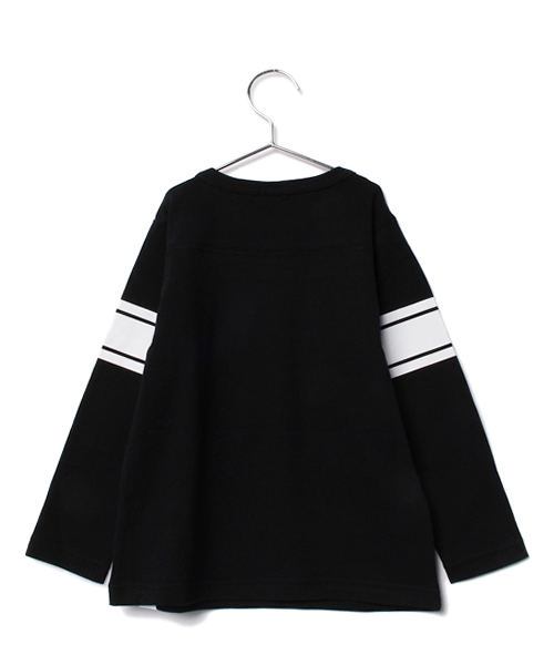XLARGE KIDS（エクストララージキッズ）の「L/S FOOTBALL TEE QUARTERBACK（Tシャツ/カットソー・キッズ・ホワイト/ブラック・4T/6T/8T）」の3枚目の写真