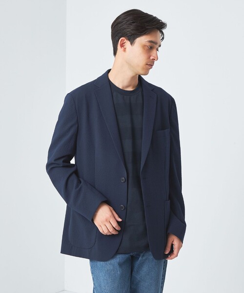 gim（ジム）の「＜gim＞24s リンクス ボーダー クルーネック Tシャツ -吸水速乾-（Tシャツ/カットソー・メンズ・ネイビー/ダークグレー/ホワイト・L/M/S）」の15枚目の写真