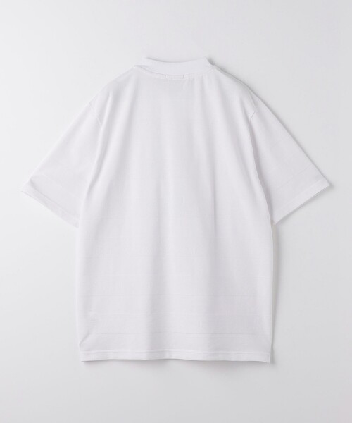 gim（ジム）の「＜gim＞24s リンクス ボーダー クルーネック Tシャツ -吸水速乾-（Tシャツ/カットソー・メンズ・ネイビー/ダークグレー/ホワイト・L/M/S）」の7枚目の写真