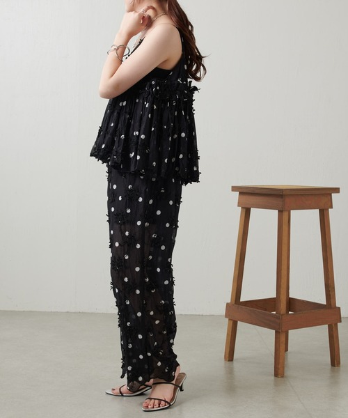 パンツ crinkle crinkle crinkle 3D dot pants COLLAGE GALLARDAGALANTE(コラージュガリャルダガランテ)の