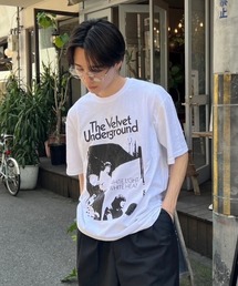 Chikashitsu +（チカシツプラス）の「【Chikashitsu +】graphic t-shirt 3 / 【チカシツプラス】グラフィックプリント半袖Tシャツ（Tシャツ/カットソー）」