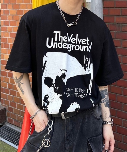 Chikashitsu +（チカシツプラス）の「【Chikashitsu +】graphic t-shirt 3 / 【チカシツプラス】グラフィックプリント半袖Tシャツ（Tシャツ/カットソー・メンズ・ブラック/ホワイト・ONE SIZE）」の14枚目の写真