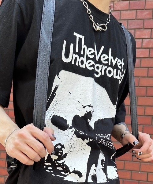 Chikashitsu +（チカシツプラス）の「【Chikashitsu +】graphic t-shirt 3 / 【チカシツプラス】グラフィックプリント半袖Tシャツ（Tシャツ/カットソー・メンズ・ブラック/ホワイト・ONE SIZE）」の16枚目の写真