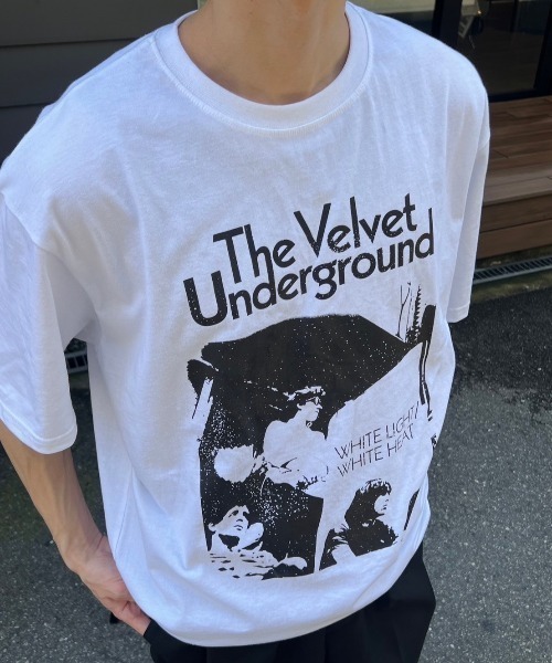 Chikashitsu +（チカシツプラス）の「【Chikashitsu +】graphic t-shirt 3 / 【チカシツプラス】グラフィックプリント半袖Tシャツ（Tシャツ/カットソー・メンズ・ブラック/ホワイト・ONE SIZE）」の8枚目の写真