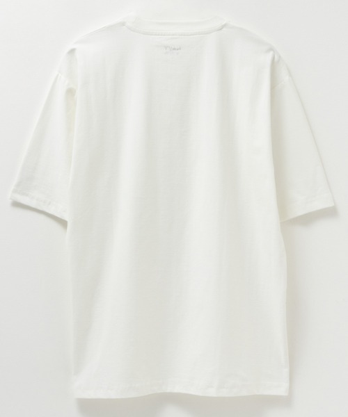 NAVY（ネイビー）の「冷感クルーネックTシャツ（Tシャツ/カットソー・メンズ・ブラック/ブルー/オートミール/ホワイト・L/M/S/XL/XXL）」の7枚目の写真