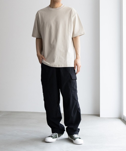 NAVY（ネイビー）の「冷感クルーネックTシャツ（Tシャツ/カットソー・メンズ・ブラック/ブルー/オートミール/ホワイト・L/M/S/XL/XXL）」の11枚目の写真