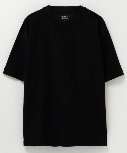 NAVY（ネイビー）の「冷感クルーネックTシャツ（Tシャツ/カットソー・メンズ・ブラック/ブルー/オートミール/ホワイト・L/M/S/XL/XXL）」の21枚目の写真