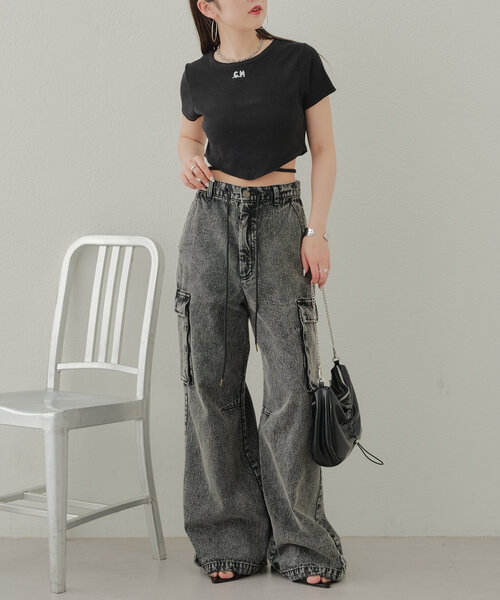 chico出品. セール】【2サイズ/6色展開/完売カラー再販開始】ロゴプリント