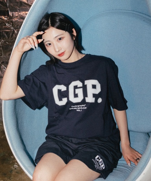 【CODEGRAPHY】★2Pack★クールコットンCGPアーチロゴT 7色 CODEGRAPHY】☆2Pack☆クールコットンCGPアーチロゴT 7色