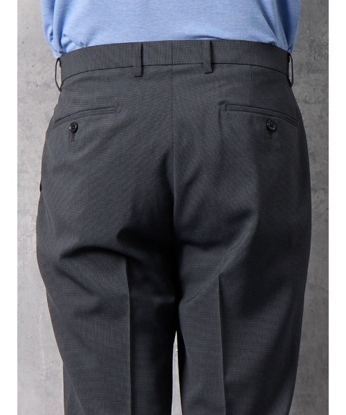 Perfect Suit FActory（パーフェクトスーツファクトリー）の「GOODBIZ　ノータックスラックス　千鳥　グレー/ネイビー（スラックス・メンズ・ネイビー/チャコールグレー・91/85/82/79/76/94/88/73）」の11枚目の写真