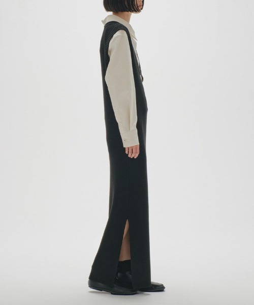 ワンピース todayful uneck knit dress black 38 TODAYFUL（トゥデイフル）の「【TODAYFUL/トゥデイフル】Uネックニット