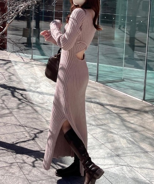 セール/ブランド古着】ニットワンピース（ワンピース）｜ACYM  