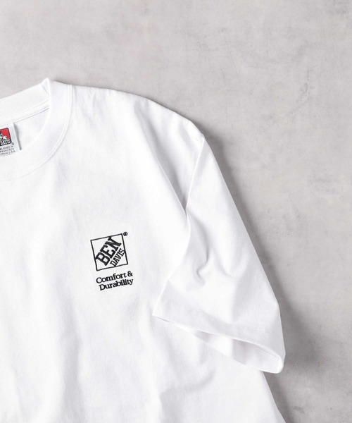 Right-on(ライトオン)の「【BEN DAVIS】発泡 Tシャツ(Tシャツ/カットソー・メンズ・ブルー/ダークグレー/ホワイト・M/L/XL)」の2枚目の写真