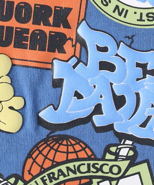 Right-on(ライトオン)の「【BEN DAVIS】発泡 Tシャツ(Tシャツ/カットソー・メンズ・ブルー/ダークグレー/ホワイト・M/L/XL)」の10枚目の写真