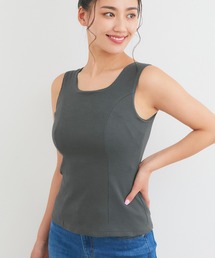 RADIANNE（ラディアンヌ）の「【大きい胸ブラ紐隠し】グラマフィット ノースリーブ トップス/【トップス】（タンクトップ）」