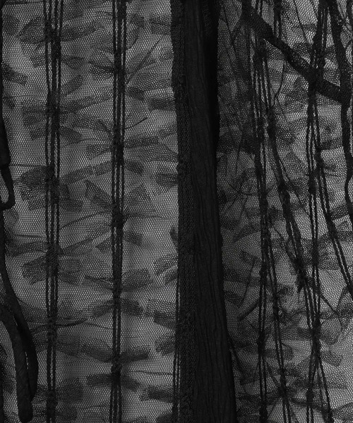 PAGEBOY（ページボーイ）の「チュールリボンキャミワンピース（ワンピース・レディース・ブラック/オフホワイト・FREE）」の21枚目の写真