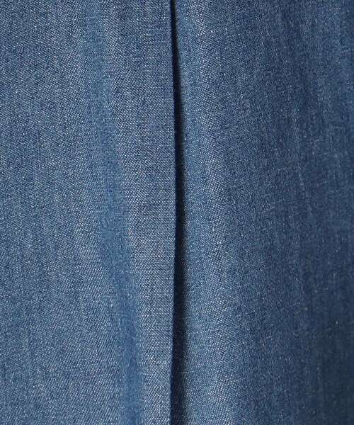 Dessin(デッサン)の「リネンブレンドデニムクロップド丈パンツ(S~L)(デニムパンツ・レディース・ブルー/ネイビー・01/02/03)」の6枚目の写真