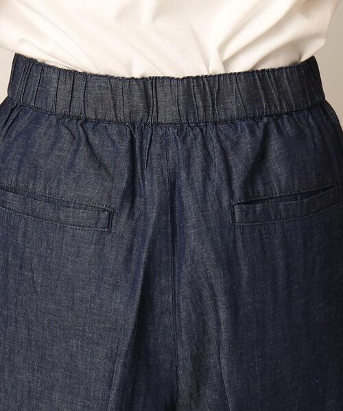 Dessin(デッサン)の「リネンブレンドデニムクロップド丈パンツ(S~L)(デニムパンツ・レディース・ブルー/ネイビー・01/02/03)」の15枚目の写真