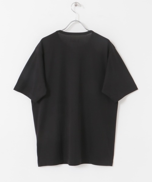 URBAN RESEARCH DOORS（アーバンリサーチドアーズ）の「トリコット ショートスリーブ Tシャツ（Tシャツ/カットソー・メンズ・ブラック/ホワイト・MEDIUM/LARGE）」の7枚目の写真