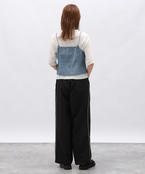 LAKOLE（ラコレ）の「シアーメロウ半袖T / 129237（Tシャツ/カットソー・レディース・ブラック/セージグリーン/チャコール/オフホワイト・SMALL/MEDIUM）」の15枚目の写真