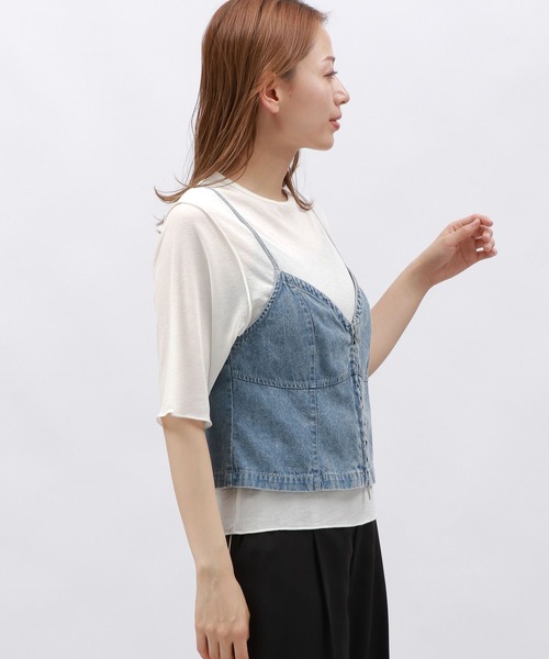 LAKOLE（ラコレ）の「シアーメロウ半袖T / 129237（Tシャツ/カットソー・レディース・ブラック/セージグリーン/チャコール/オフホワイト・SMALL/MEDIUM）」の17枚目の写真