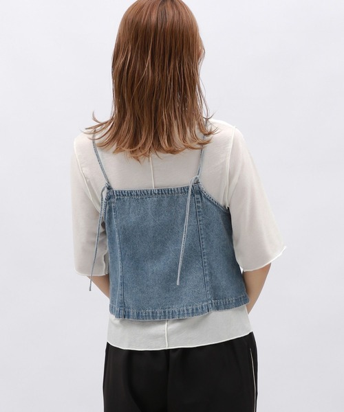 LAKOLE（ラコレ）の「シアーメロウ半袖T / 129237（Tシャツ/カットソー・レディース・ブラック/セージグリーン/チャコール/オフホワイト・SMALL/MEDIUM）」の18枚目の写真