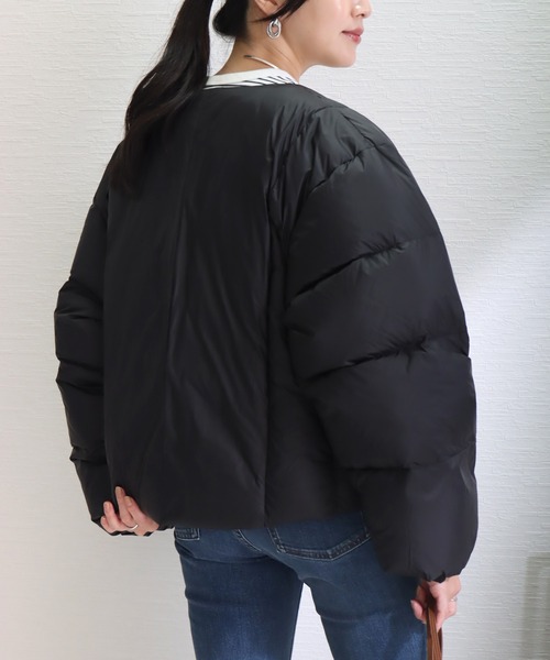 libelle more（リベル モア）の「ナイロンショート丈ダウン・フェザー