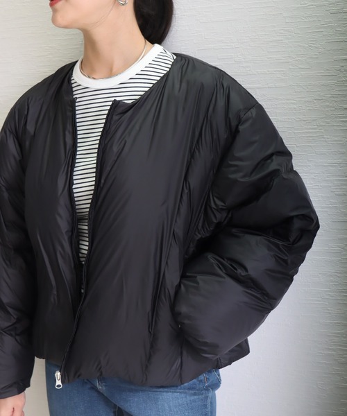 libelle more（リベル モア）の「ナイロンショート丈ダウン・フェザー