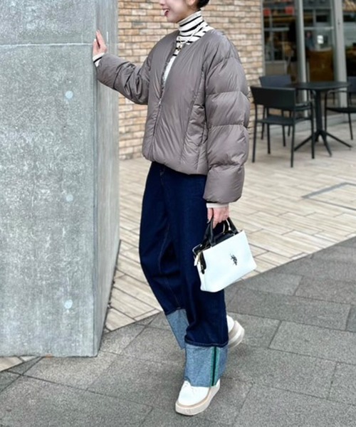 極美品 セオリー MEMO.TWILL MOMO ダウン フェザー ショート丈 Theory セオリー MOMO ショート ダウンジャケット 黒 ブラック M