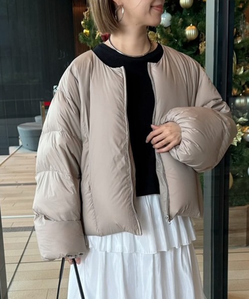 libelle more（リベル モア）の「ナイロンショート丈ダウン・フェザー