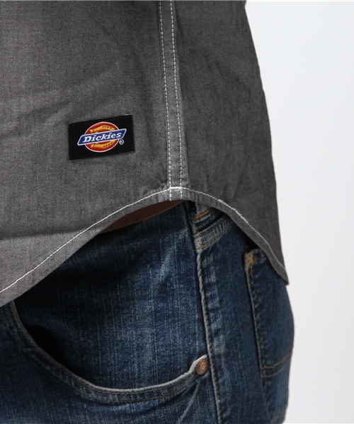 Dickies（ディッキーズ）の「シャンブレー長袖ウエスタンシャツ（シャツ/ブラウス・メンズ・ブルー/ブラック・MEDIUM/LARGE/SMALL/X-LARGE）」の10枚目の写真