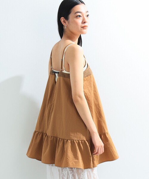 Ray BEAMS(レイビームス)の「タフタ キャミ ミニ ワンピース(ワンピース・レディース・ブラック/ブラウン系その他5・1/0)」の15枚目の写真