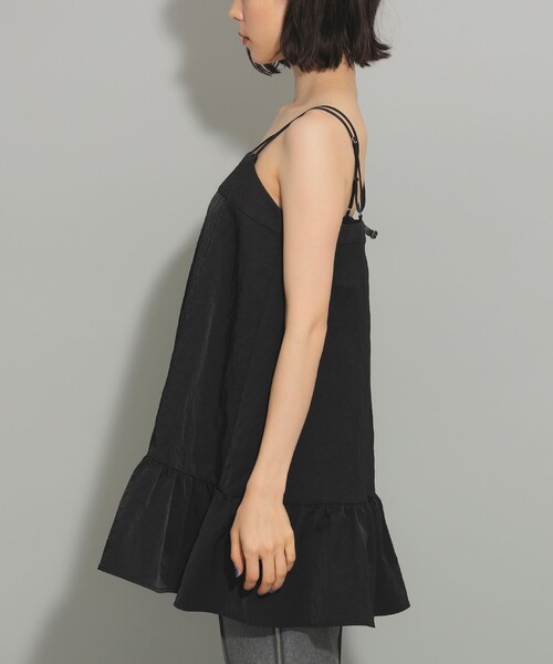Ray BEAMS(レイビームス)の「タフタ キャミ ミニ ワンピース(ワンピース・レディース・ブラック/ブラウン系その他5・1/0)」の17枚目の写真