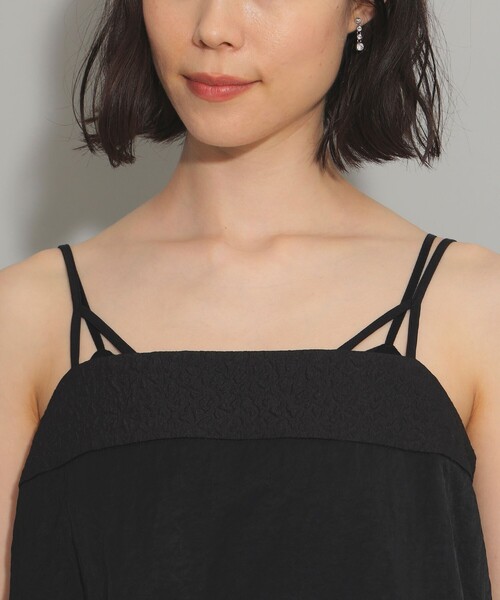 Ray BEAMS(レイビームス)の「タフタ キャミ ミニ ワンピース(ワンピース・レディース・ブラック/ブラウン系その他5・1/0)」の20枚目の写真