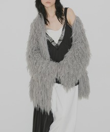 J1U by LA BELLE ETUDE | ループモヘアフェザーニットアウター/カーディガン(カーディガン/ボレロ)