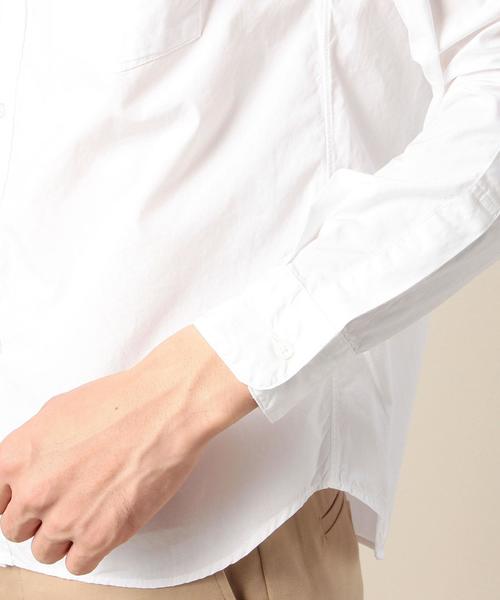BEAUTY&YOUTH UNITED ARROWS（ビューティーアンドユースユナイテッドアローズ）の「BY 100/2 ブロード バンドカラーシャツ◆（シャツ/ブラウス・メンズ・ホワイト・SMALL/X-LARGE/X-SMALL/LARGE/MEDIUM）」の9枚目の写真