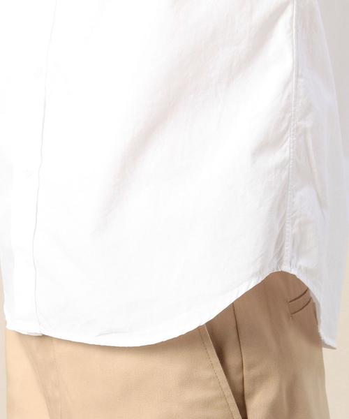 BEAUTY&YOUTH UNITED ARROWS（ビューティーアンドユースユナイテッドアローズ）の「BY 100/2 ブロード バンドカラーシャツ◆（シャツ/ブラウス・メンズ・ホワイト・SMALL/X-LARGE/X-SMALL/LARGE/MEDIUM）」の2枚目の写真