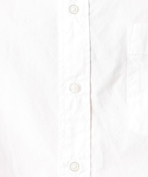 BEAUTY&YOUTH UNITED ARROWS（ビューティーアンドユースユナイテッドアローズ）の「BY 100/2 ブロード バンドカラーシャツ◆（シャツ/ブラウス・メンズ・ホワイト・SMALL/X-LARGE/X-SMALL/LARGE/MEDIUM）」の3枚目の写真