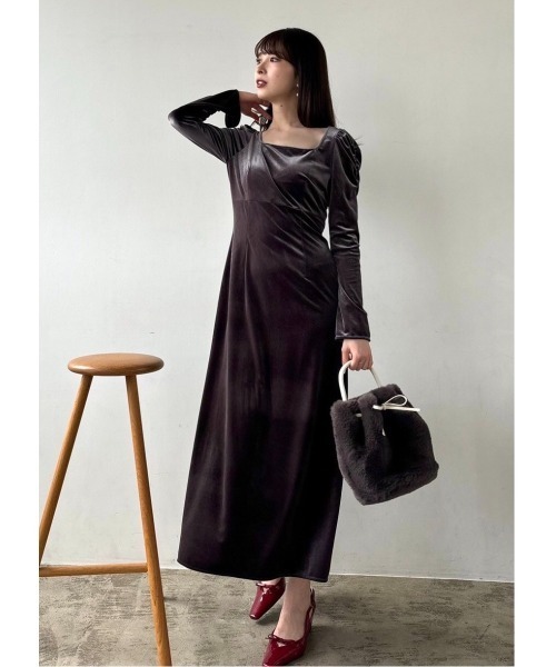 FRAY I.D(フレイアイディー)の「リボンファーバッグ【WEB限定カラーあり】(ハンドバッグ・レディース・ホワイト/ピンク/グレー/チャコールグレー・FREE)」の19枚目の写真