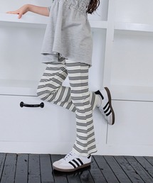 BAYFLOW（ベイフロー）の「[ストレッチ素材] ボーダーフレアパンツ(KIDS)（その他パンツ）」