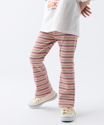 BAYFLOW（ベイフロー）の「[ストレッチ素材] ボーダーフレアパンツ(KIDS)（その他パンツ）」
