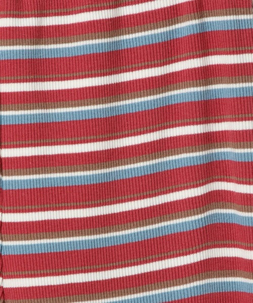 BAYFLOW（ベイフロー）の「[ストレッチ素材] ボーダーフレアパンツ(KIDS)（その他パンツ・キッズ・アイボリー/ネイビー/パープル/ピンク/ブラウン/レッド/ブラック/オフホワイト・110cm/120cm/130cm/140cm/150cm/100cm）」の15枚目の写真