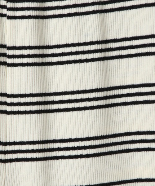 BAYFLOW（ベイフロー）の「[ストレッチ素材] ボーダーフレアパンツ(KIDS)（その他パンツ・キッズ・アイボリー/ネイビー/パープル/ピンク/ブラウン/レッド/ブラック/オフホワイト・110cm/120cm/130cm/140cm/150cm/100cm）」の13枚目の写真