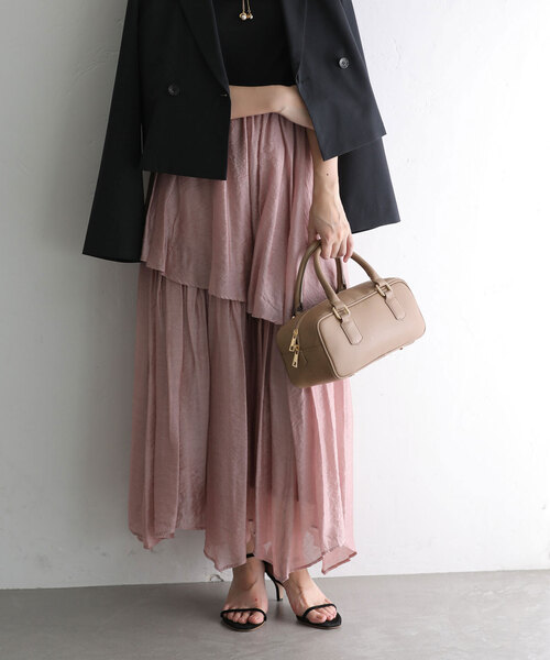 La TOTALITE（ラトータリテ）の「【MILOS/ミロス】スクエアボストンBAG（ボストンバッグ・レディース・ブラック/ベージュ・FREE）」の8枚目の写真