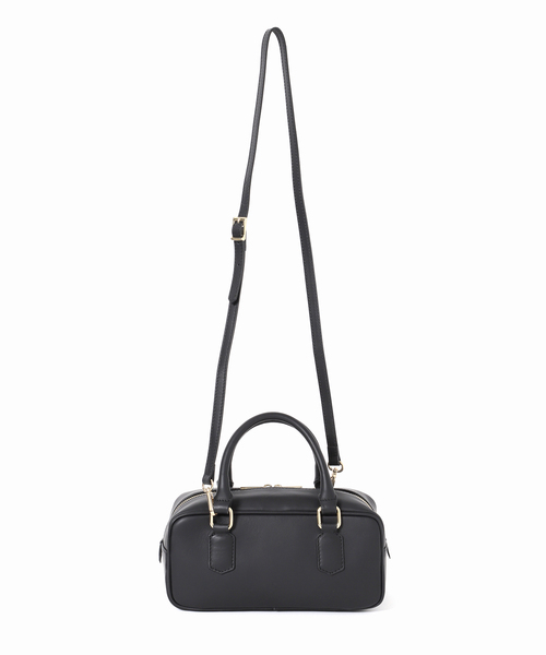 La TOTALITE（ラトータリテ）の「【MILOS/ミロス】スクエアボストンBAG（ボストンバッグ・レディース・ブラック/ベージュ・FREE）」の17枚目の写真