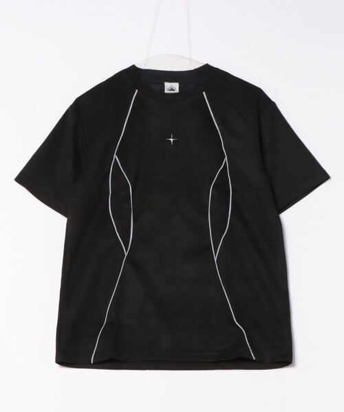 aimoha(アイモハ)の「aimoha outdoorユニセックス スエード 切り替え Tシャツ (SS)(Tシャツ/カットソー・レディース・ブラック/ベージュ・SMALL/MEDIUM/LARGE)」の13枚目の写真