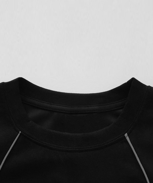 aimoha(アイモハ)の「aimoha outdoorユニセックス スエード 切り替え Tシャツ (SS)(Tシャツ/カットソー・レディース・ブラック/ベージュ・SMALL/MEDIUM/LARGE)」の17枚目の写真