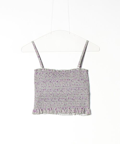新品♡KP 花柄セットアップとシャーリングカットソーセット 150 Shinzone｜ジョーゼット ラップ風スカート SPARKLE PRINTED