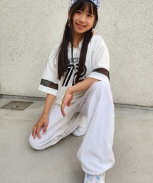 RandS/R（ランズアール）の「ジャージ素材ユニフォームBIG-T（Tシャツ/カットソー）」